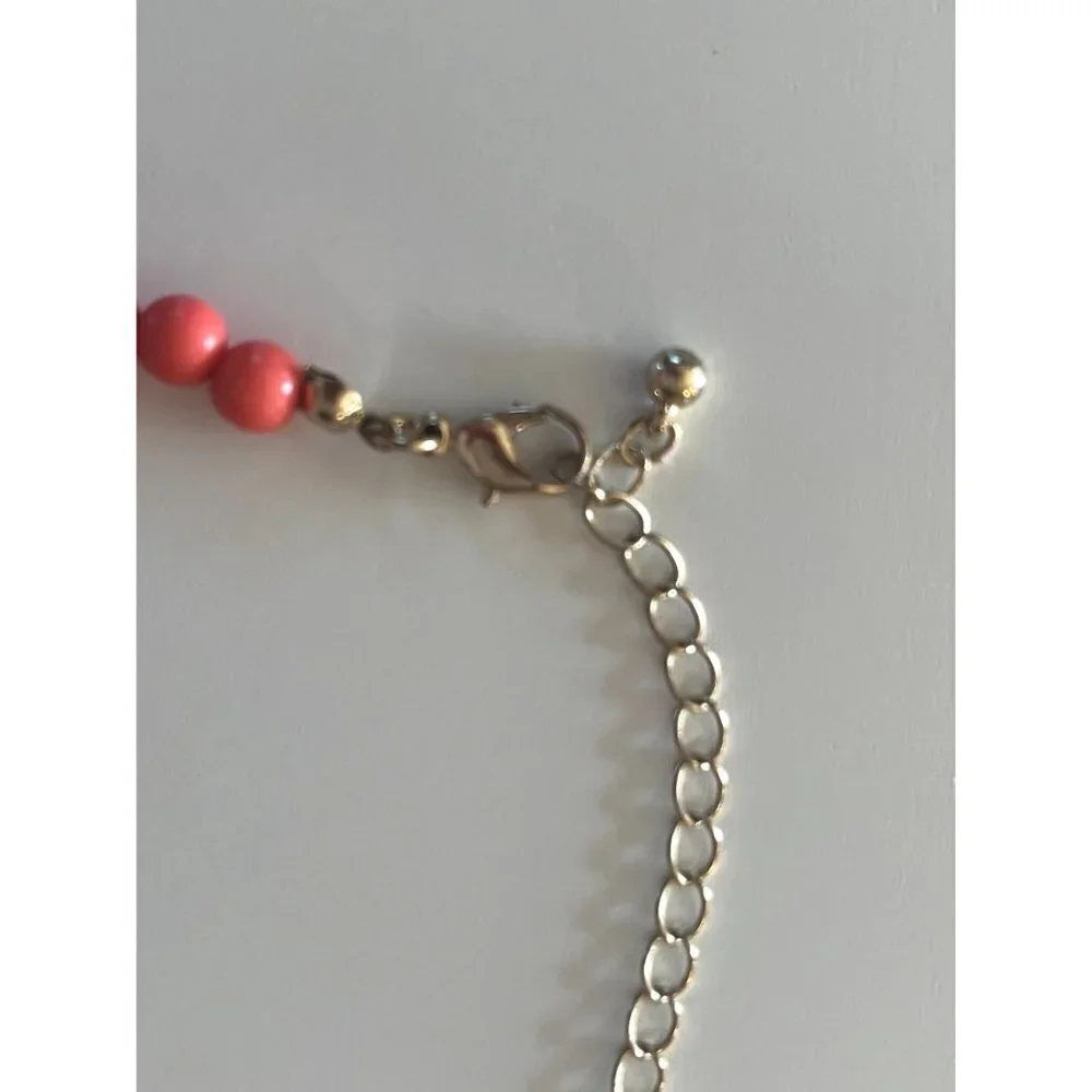 Gymboree Pink Beaded Pineapple Statement Necklace